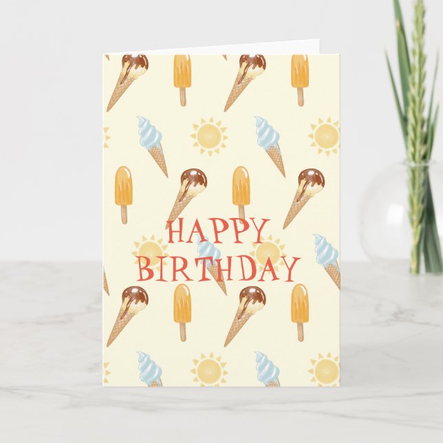 Sommereis Karte (Vorderseite)