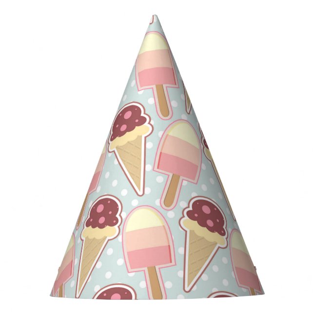 SommerEiscreme Partyhütchen (Vorderseite)