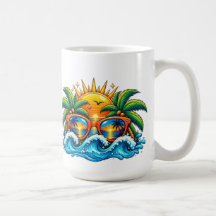 Sommererinnerungen an kaffeetasse