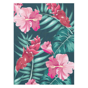 Sommerexotische Blume Tischdecke