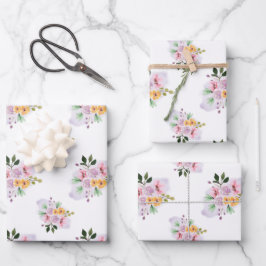 Sommerfarben Geschenkpapier Set