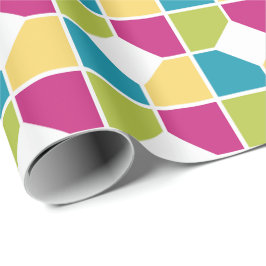 SOMMERFARBEN | Mosaiksteineffekt | Geometrisch Geschenkpapier