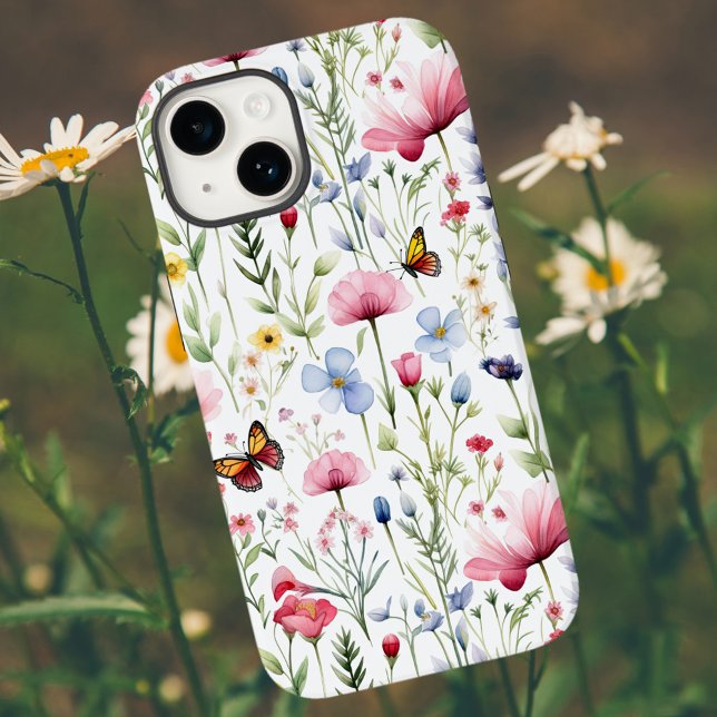 Sommerfarben Muster der Wildblume Case-Mate iPhone Hülle (Von Creator hochgeladen)