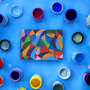 Sommerfarben Postkarte