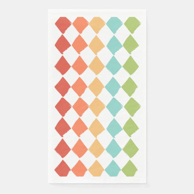 Sommerfarben Serviette (Vorderseite)