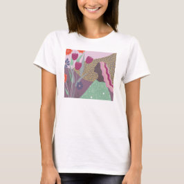 sommerfarbenes Mädchen T-Shirt