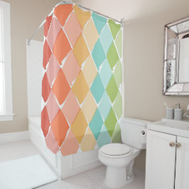 Sommerfarbenmuster Duschvorhang