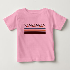 Sommerfarbenstreifen Baby T-shirt