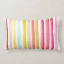 Sommerfarbig gestreifte Wasserfarbe