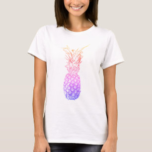 Sommerfarbige Ananas T-Shirt