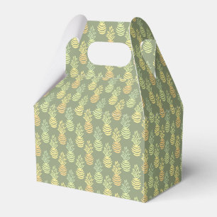 Sommerfarbiges Ananas-Fruchtgrün Geschenkschachtel