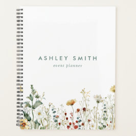 Sommerfeld der Wildblume Planer