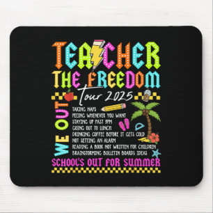 Sommerferien 2025 Sommerpause letzten Tag Mousepad