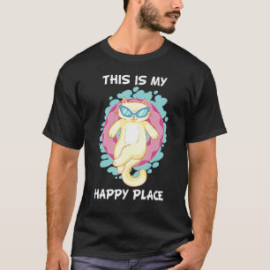 Sommerferien Bade entspannender Schwimmreifen für  T-Shirt