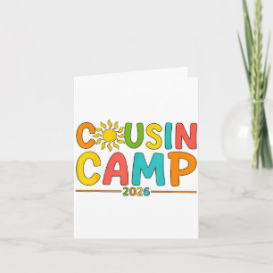Sommerferien Cousin-Camp 2026 Erinnerungen schaffe Karte