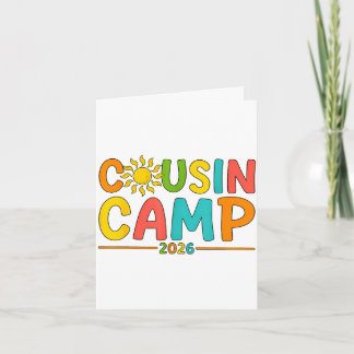 Sommerferien Cousin-Camp 2026 Erinnerungen schaffe Karte