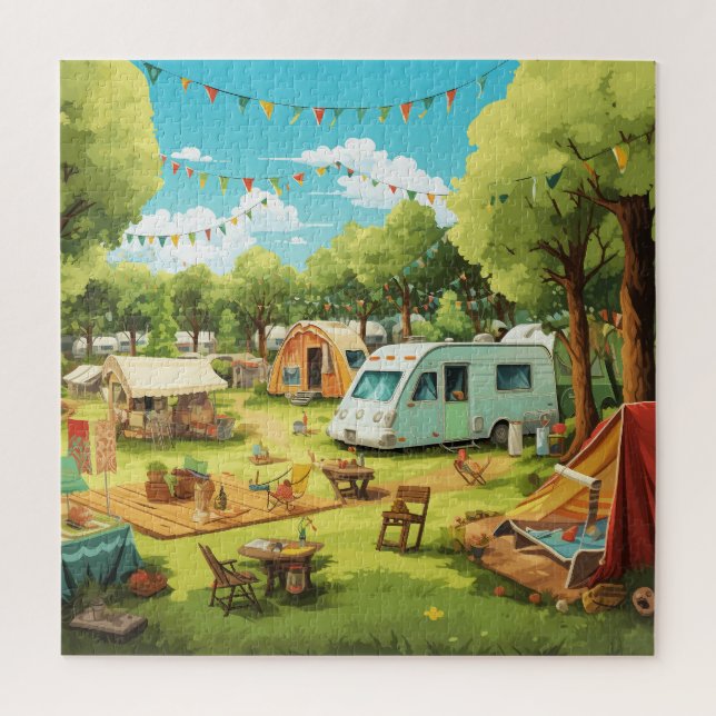 Sommerferien Puzzle (Vertikal)