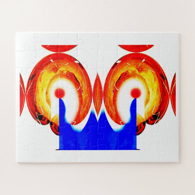 Sommerferien Sonne und Meer Kunst Puzzle (Horizontal)