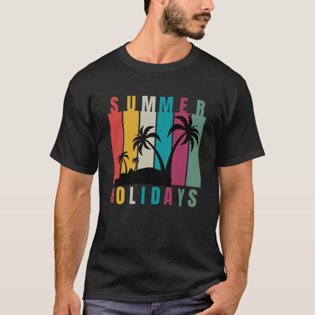 Sommerferien T-Shirt (Vorderseite)