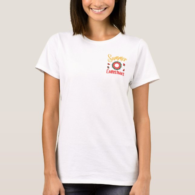 Sommerferien T-Shirt (Vorderseite)