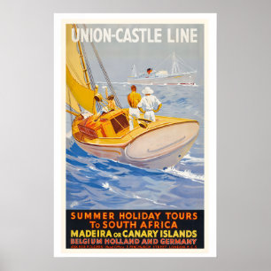 Sommerferienreisen nach Südafrika Madeira oder Poster
