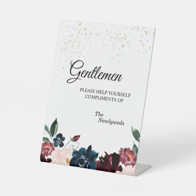 Sommerfest Hochzeit Herren Bad Sockelschild (Vorderseite)