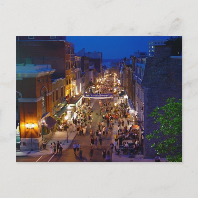 Sommerfestival Quebec Postkarte (Vorderseite)