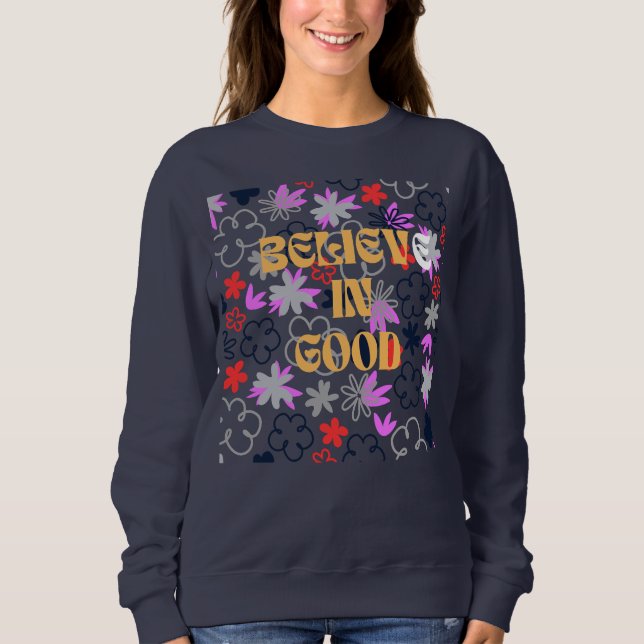 Sommerfrauennotenkleidung Sweatshirt (Vorderseite)