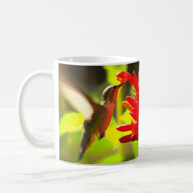 Sommerfreude in Humminggen Kaffeetasse (Links)