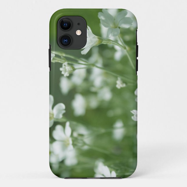 Sommerfrischer weißer Garten Blume Case-Mate iPhone Hülle (Rückseite)
