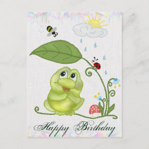 Sommerfrosch Postkarte