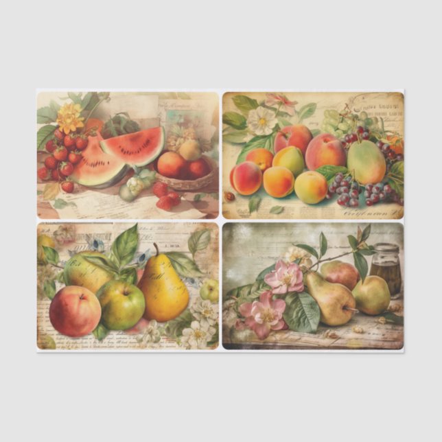 Sommerfrucht Seidenpapier (Vorderseite)