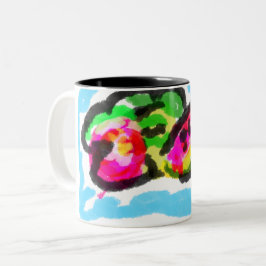 Sommerfrüchte Freude Zweifarbige Tasse