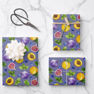 Sommerfrüchte Geschenkpapier Set
