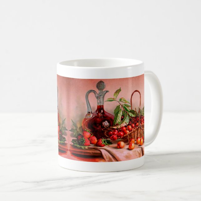 Sommerfrüchte Kaffeetasse (VorderseiteRechts)