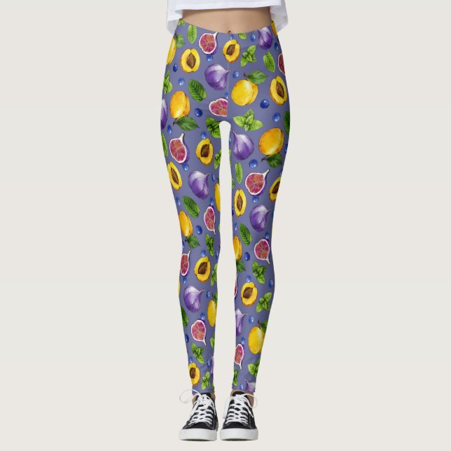 Sommerfrüchte Leggings (Vorderseite)