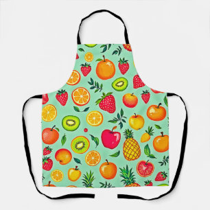 Sommerfrüchte Nahtloses Design Schürze