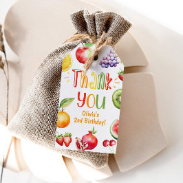 Sommerfruchtgeburtstag vielen Dank Geschenkanhänger