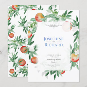 Sommerfruchtgrenze, Hochzeitseinladung Einladung