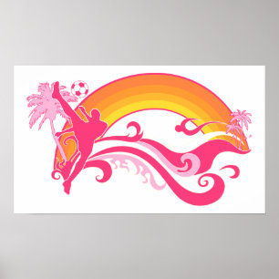 Sommerfußball Poster