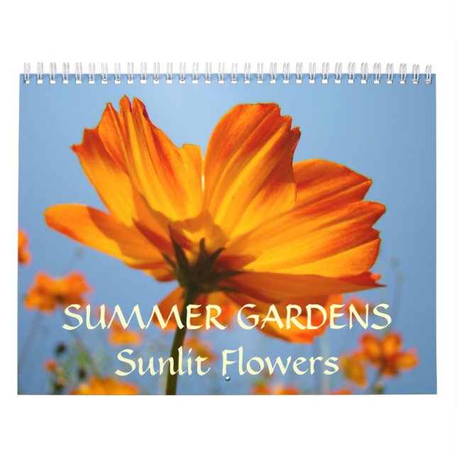 SOMMERGARDENS Kalender Sonnenlichte Blume Geschenk (Titelbild)