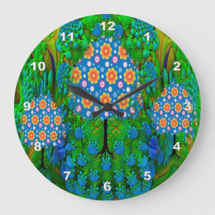 Sommergarten Große Wanduhr