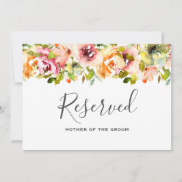 Sommergarten Hochzeit der Wasserfarben Einladung