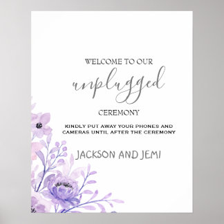 Sommergarten Hochzeit der Wasserfarben Poster
