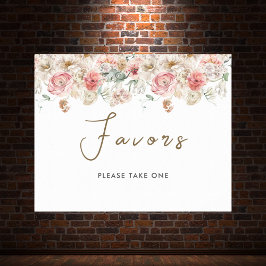 Sommergarten Hochzeit der Wasserfarben Poster