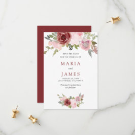 Sommergarten Hochzeit der Wasserfarben Save The Date