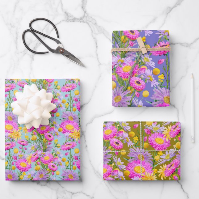 Sommergarten Hütte Geschenkpapier Set (Vorderseite)