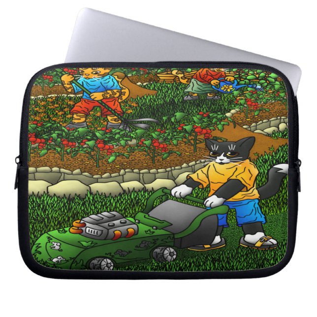 Sommergarten Laptopschutzhülle (Vorderseite)