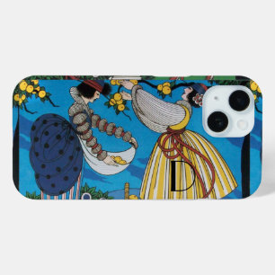 SOMMERGARTEN / MODEKOSTÜMDESIGNER MONOGRAMM iPhone 15 HÜLLE