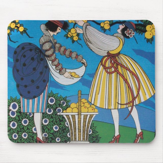 SOMMERGARTEN / MODERNE KOSTENDESIGNER MOUSEPAD (Vorne)